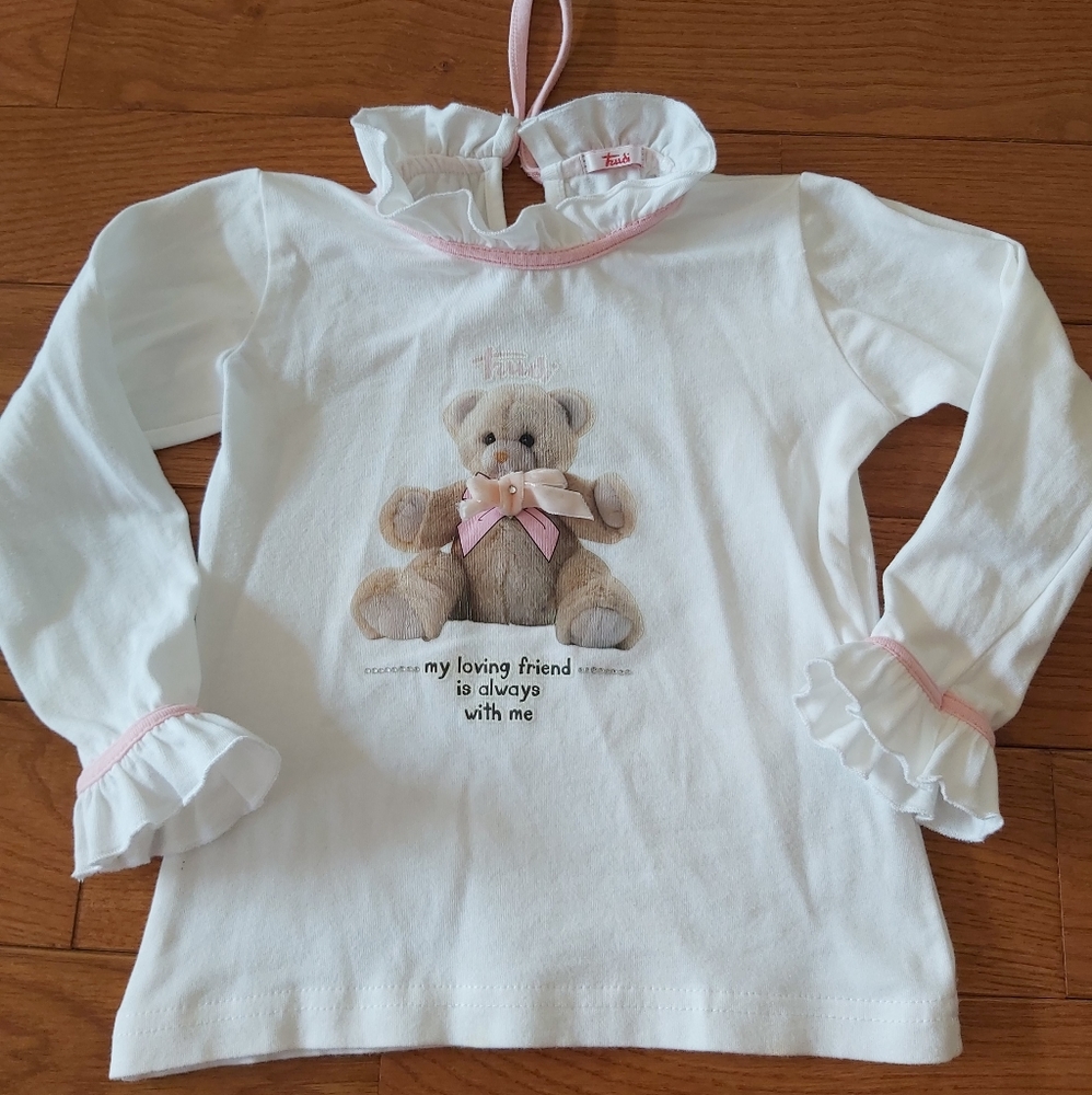 Super gorgeous baby girls European design top